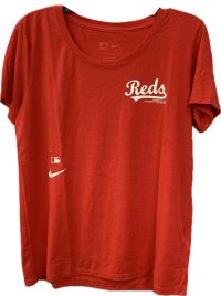 Cincinnati Reds Ladies Nike DriFit Tee - Red